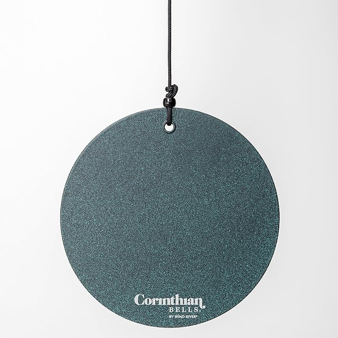 Corinthian Bells by Wind River – 74 inch Green Wind Chime for Patio, Backyard, Garden, and Outdoor Decor (Aluminum Chime) Made in The USA