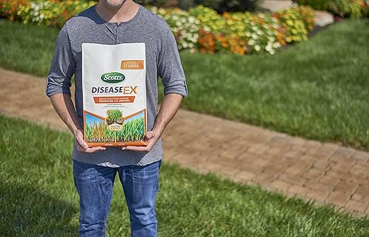 Scotts DiseaseEx Lawn Fungicide, Controls and Prevents Disease Up to 4 Weeks, Treats Up to 5,000 sq. ft., 10 lbs.