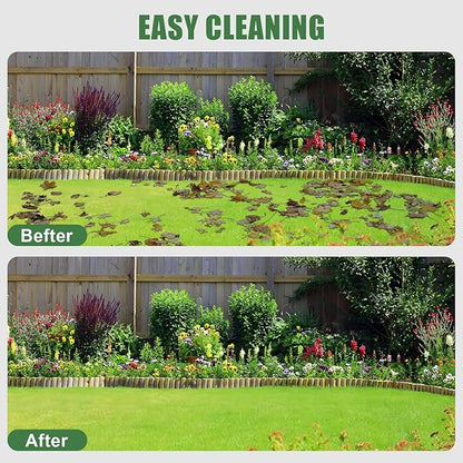 63'' Bow Rake ，17 Tines Metal Head Rakes with Stainless Steel Handle，Heavy Duty Garden Rakes for Loosening Soil Gathering Leaf Leveling Lawn Farming Land Management Yarn Thatch