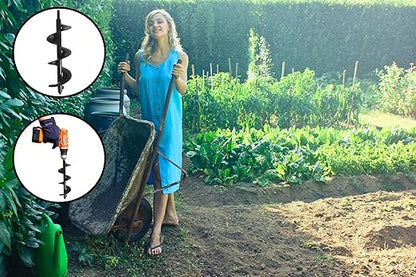 Ashman 3" x 14" Auger Drill Bit for Planting Bulbs One Pack