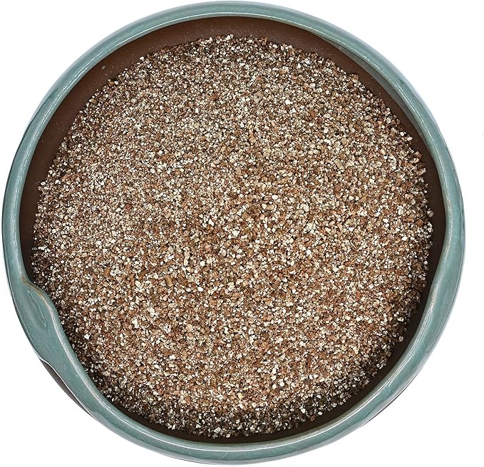 40QT Horticultural Vermiculite Bulk, Organic Vermiculite for Plants, Course Grade Vermiculite for Gardening, for houseplants, for Mushrooms, to Maintain Soil Moisture and Plant Growth(2-4mm)