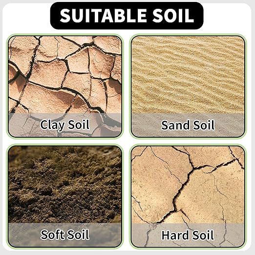 TCBWFY Auger Drill Bit for 3.5"x16", Extended Length Garden Spiral Drill Bit for Bulbs and Flowers, Post Hole Digger for 3/8"Hex