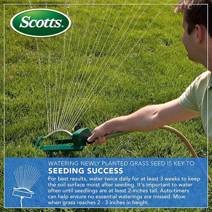Scotts Turf Builder Centipede Grass Seed & Mulch, Grows a Thick, Low-Maintenance Lawn, 5 lbs.