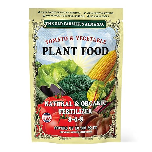The Old Farmer's Almanac Organic Tomato & Vegetable Plant Food Fertilizer