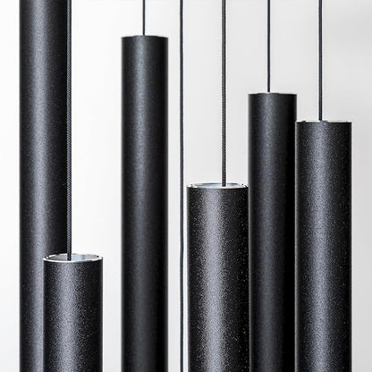 Corinthian Bells by Wind River - 74 inch Black Wind Chime for Patio, Backyard, Garden, and Outdoor Decor (Aluminum Chime) Made in The USA