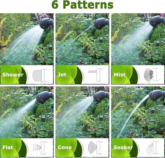 Heavy Duty Watering Wand, 22-Inch Long Metal Garden Hose Wand with Adjustable Rotating Head, Hose Nozzle Sprayer with Thumb Control, Perfect for Hanging Baskets,Shrubs and Plants