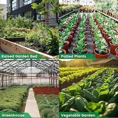 Bonviee 20-Pack Drip Irrigation Emitters- 1/4" Push-to-Connect Precision Irrigation Stakes - Low Flow Garden Watering System for Vegetables, Shrubs & Flower Beds