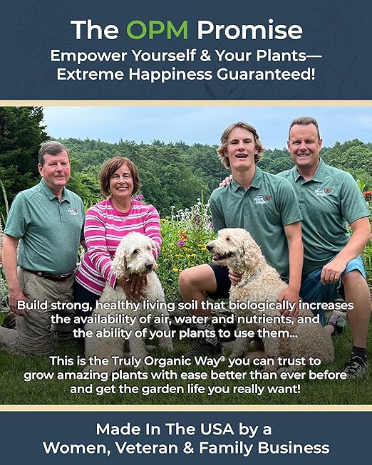 Organic Plant Magic - Truly Organic™ Easy to Use Soluble Plant Food Shaker: All-Purpose Fertilizer Concentrate for All Flower Vegetable Herb Fruit Tree Indoor Garden & House Plants [Two 3 oz Shaker]