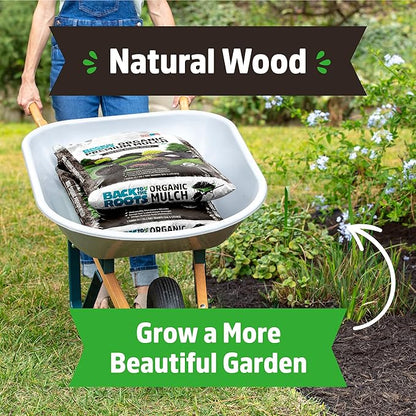 Back to The Roots 25.7qt (1 Cubic ft) Organic Premium Mulch