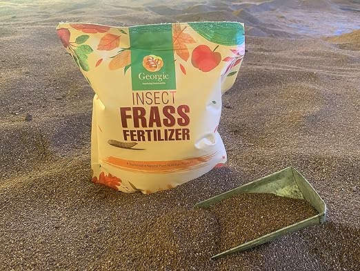 Insect Frass Fertilizer -100% Organic All-Purpose Plant Food & Soil Amendment, Natural Nutrients for Houseplants, Gardens & Lawns, 3 lb Bag