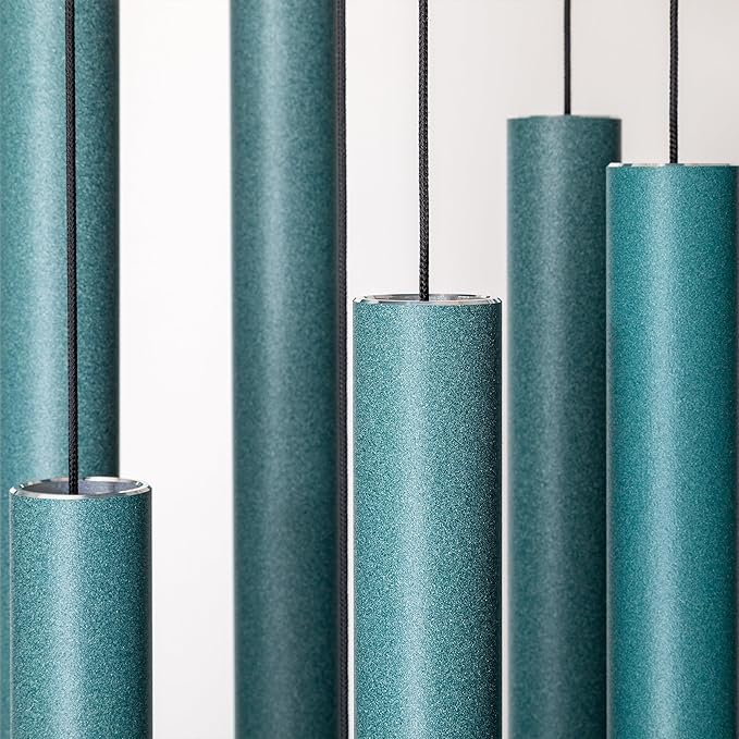 Corinthian Bells by Wind River - 74 inch Patina Green Wind Chime for Patio, Backyard, Garden, and Outdoor Decor (Aluminum Chime) Made in The USA