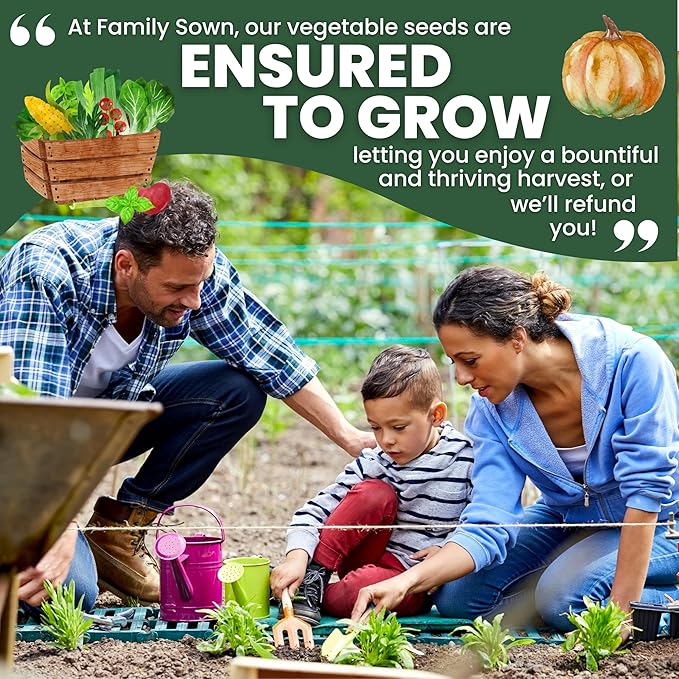 Tomato Seeds | 10 Invidiual Packs | 2025 Season | Non-GMO | Roma, Brandywine, Cherry & More! | for Planting Indoor & Outdoor | by Family Sown