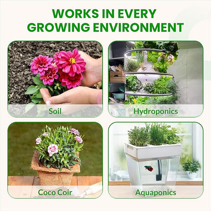 Humboldts Secret Flower Stacker | 0-7-5 Bloom Booster with Vitamin B1 | High Phosphorus Potassium Flowering Nutrients | Potting Soil Hydroponics Coco | Indoor & Outdoor Plants | 5 Gallon