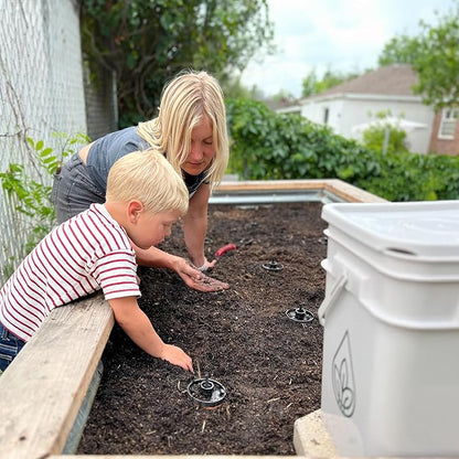 Thirsty Earth: CottaCup Automatic Olla Watering System for Your Garden (3 Cup Kit)