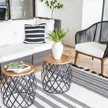 Vase and Succulents White Textured Ceramic Vase 10.5 Inch with Aloe Plant 19 Inch Minimalist Vases for Centerpieces Home Decor with Faux Aloevera Leaf Agave Plant in Decorative for Entryway Decor