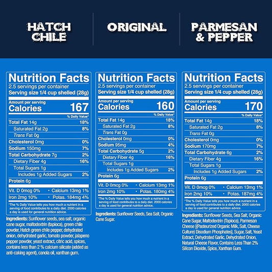 Chinook Seedery Roasted Sunflower Seeds - Jumbo Seeds Keto Snacks - Best For Snack Packs - Gluten Free, Non GMO Snack Food Gifts - 4 Ounce (Pack of 3) - Chinook Faves Variety Pack