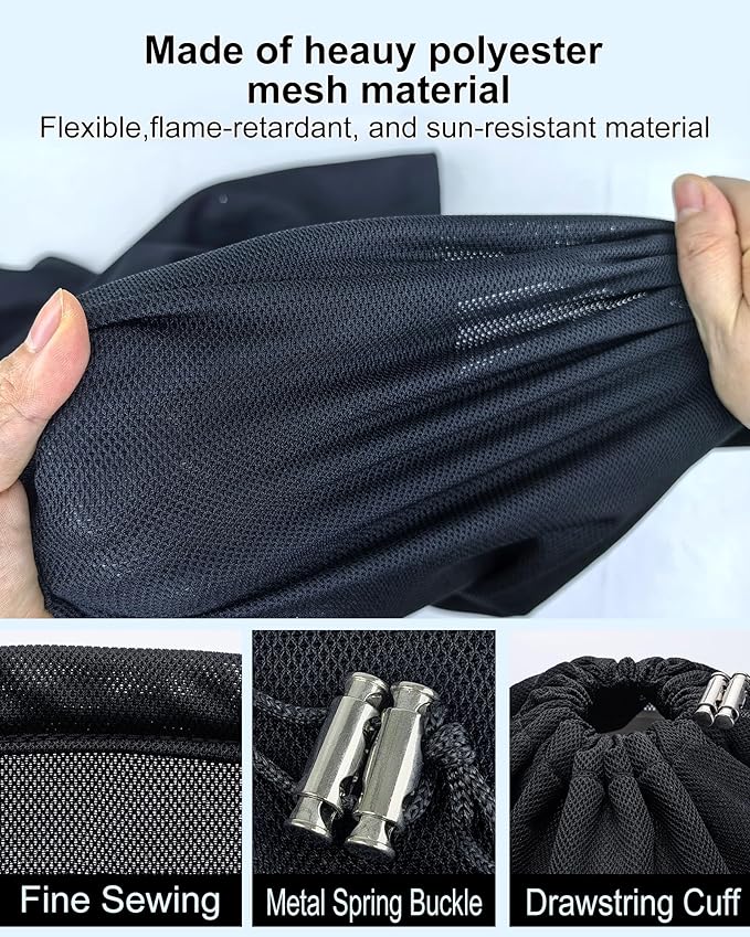 2-Pack Chipper Shredder Bag & Universal Fit Wood Chipper Bag Heavy Duty Reusable Collection Bags for Wood Chippers Leaf Shredder