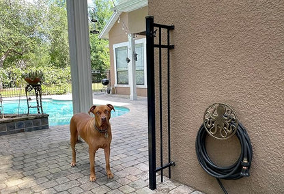 Cast Iron 12 inch Octopus Decorative Wall Mounted Hanging Garden Hose Hanger Bronze Finish - 125 ft Hose Holder Capacity - Nautical Sea Life Outdoor Décor