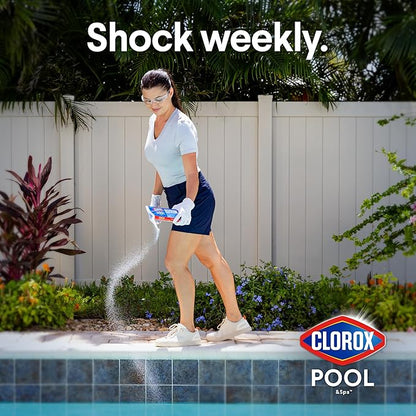 Clorox® Pool&Spa™ Shock XTRABLUE® Plus, Kills Bacteria & Algae in Swimming Pools, Swim-Ready in 15 Minutes, (12-Pack)