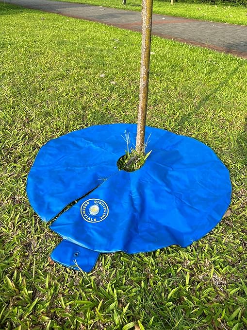 12+ Hours Slow Release Tree Watering Bag/Ring - 15 Gallon, by Discipline Essentials, Ideal for Newly Planted Trees and Shrubs (8-Pack)