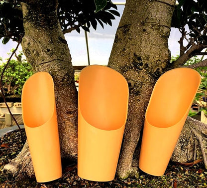 Plastic Soil Scoopers by Tinyroots - Set of 3 Soil Scoop Set, Used by Kaikou School of Bonsai Since 1987