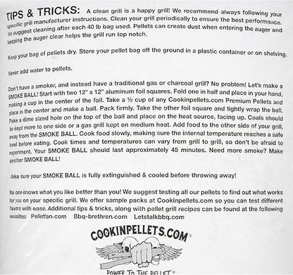 CookinPellets Black Cherry Smoker Smoking Hardwood Wood Pellets, 40 Pound Bag Bundle with CookinPellets Apple Mash Hard Maple Smoker Smoking Wood Pellets, 40 Pound Bag