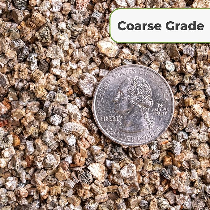 Organic Vermiculite by Perfect Plants - 8 Dry Quarts Natural Medium Grade Soil Additive for Potted Plants