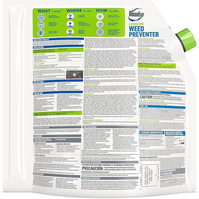 Roundup Landscape Weed Preventer 5.37 LB