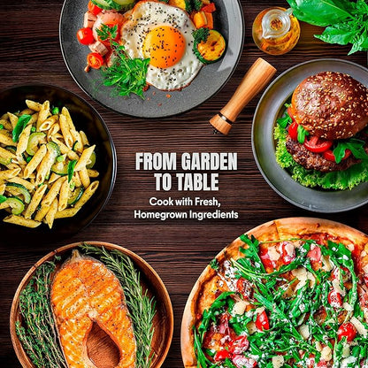 Fall & Winter Broccoli Seeds for Indoor & Outdoor Planting – 300+ Non-GMO Heirloom USA-Grown Tender Heads & Florets, High Germination (Brassica oleracea VAR. Italica)